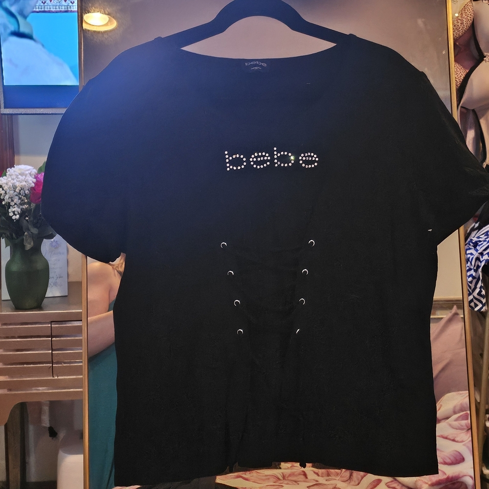 Bebe Black Women's Top
